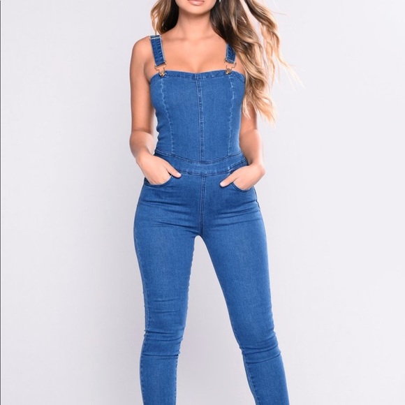 Fashion Nova Other - Grayson denim jumpsuit